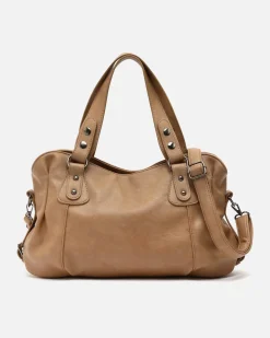 Bolso de hombro con asa bandolera extraíble