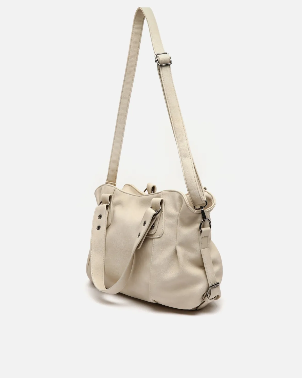 Bolso de hombro con asa bandolera extraíble