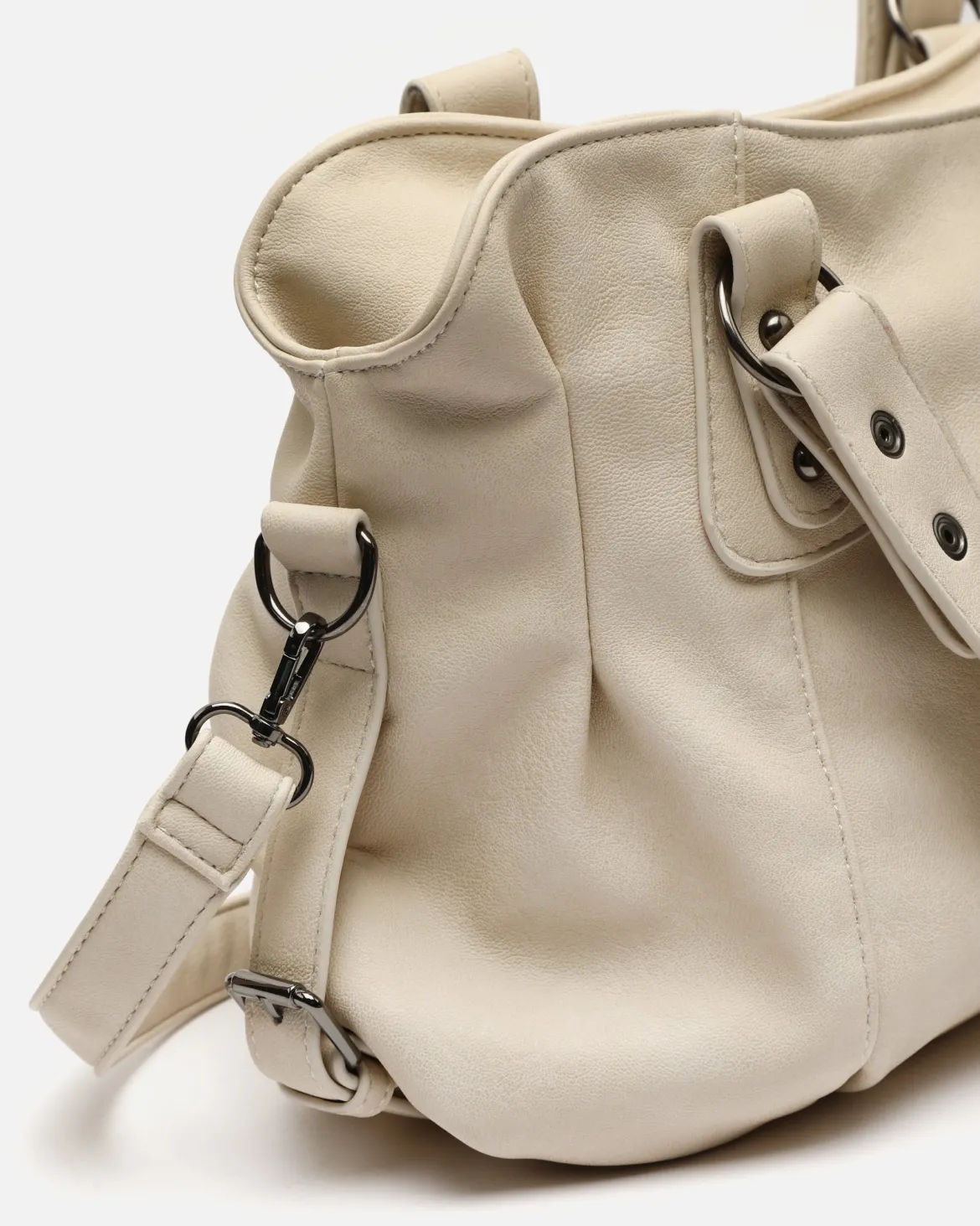 Bolso de hombro con asa bandolera extraíble