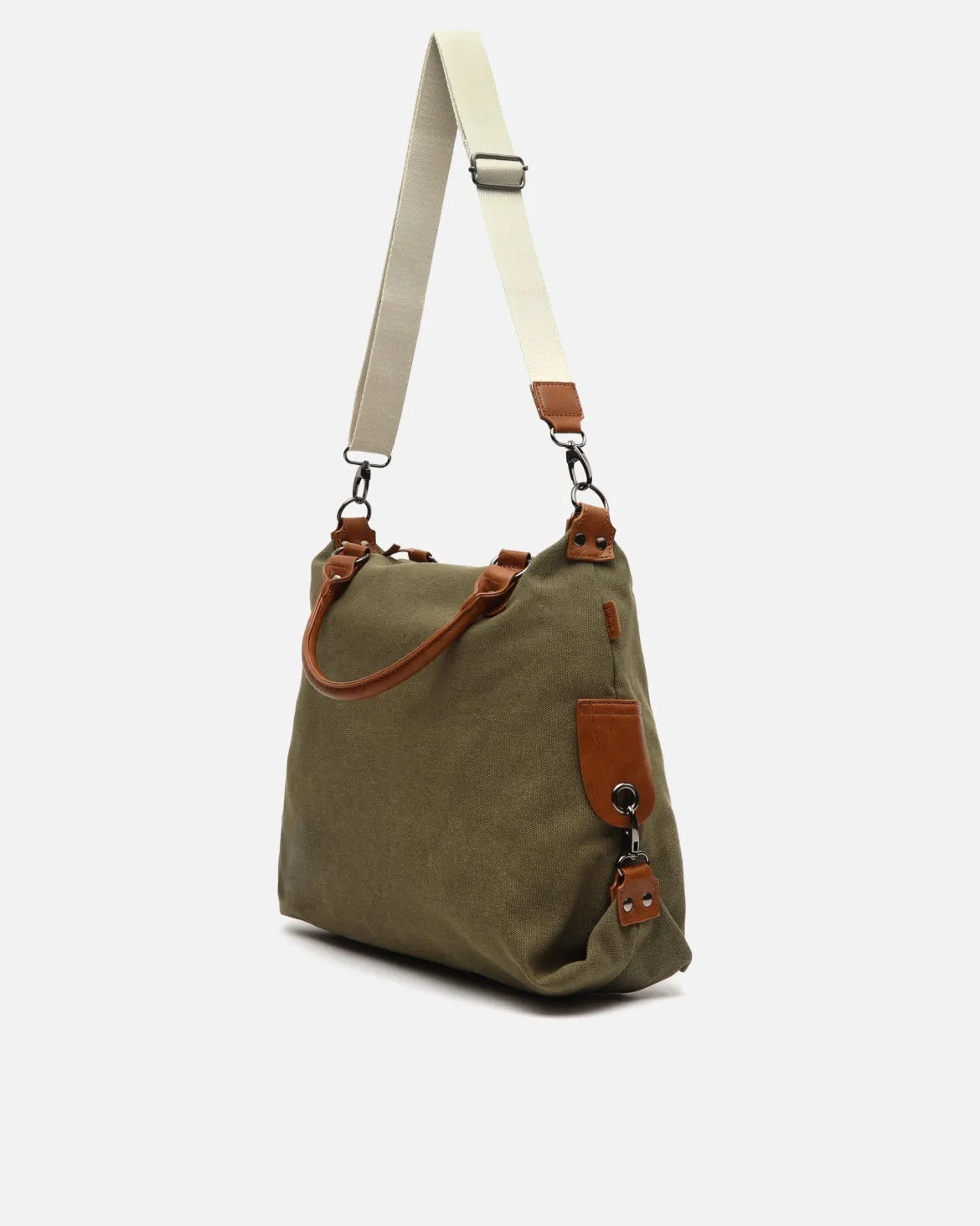 Bolso de hombro con asa bandolera extraíble
