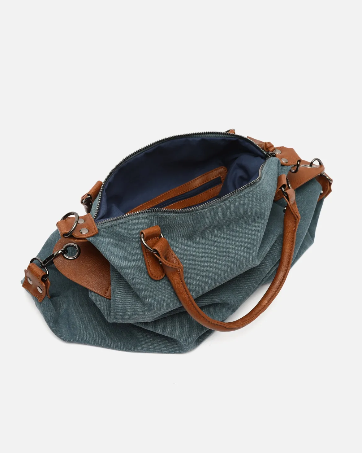 Bolso de hombro con asa bandolera extraíble