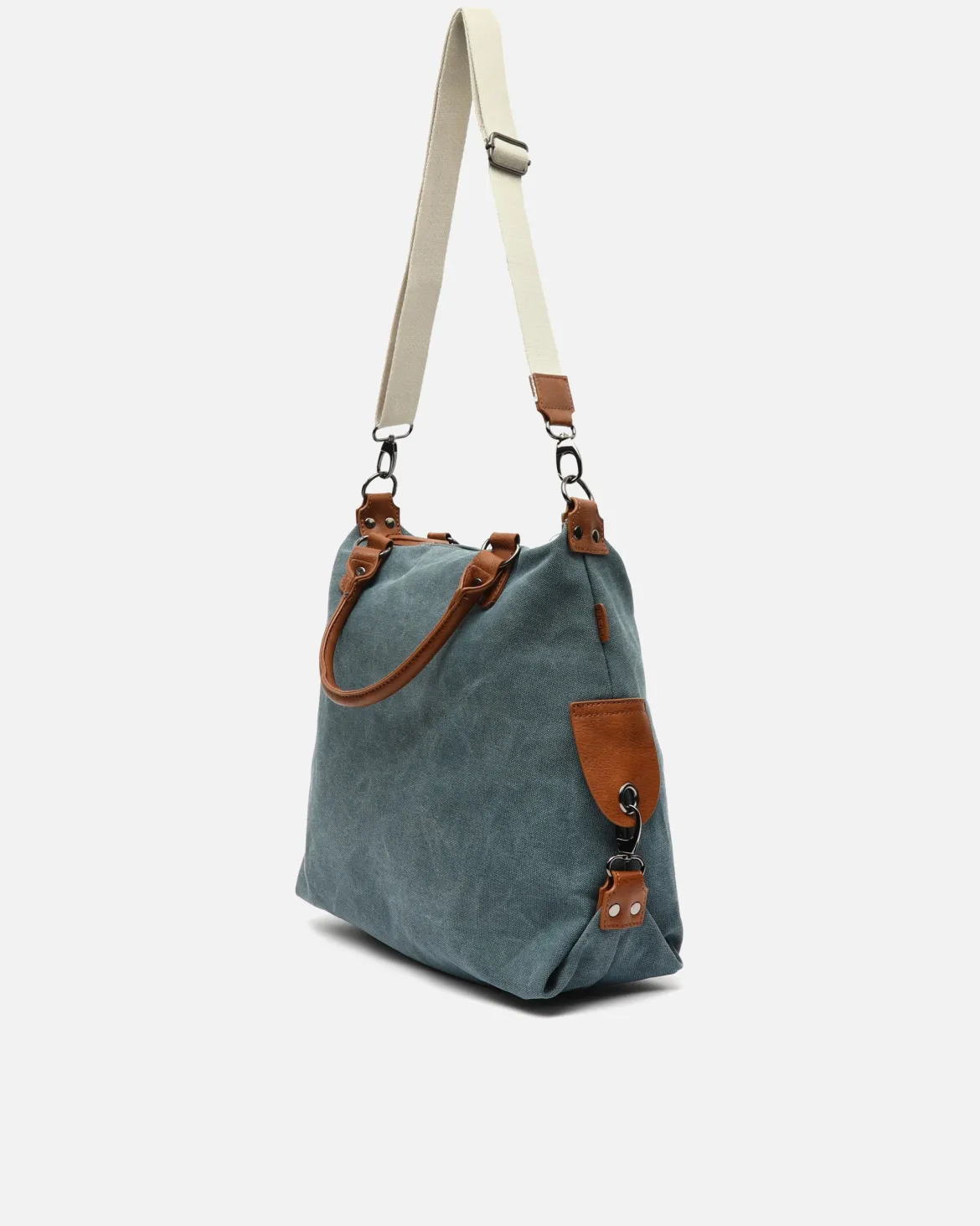 Bolso de hombro con asa bandolera extraíble
