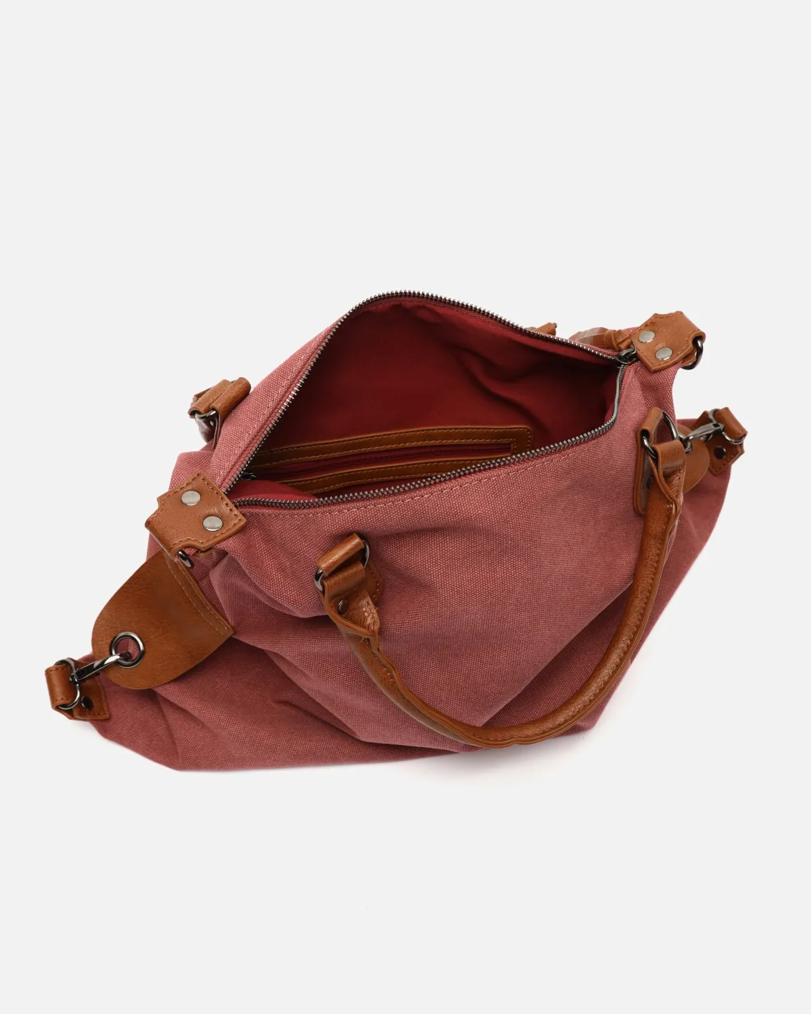 Bolso de hombro con asa bandolera extraíble