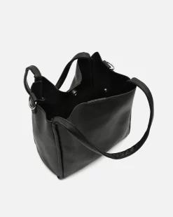 Bolso de hombro con neceser y asa bandolera extraíble