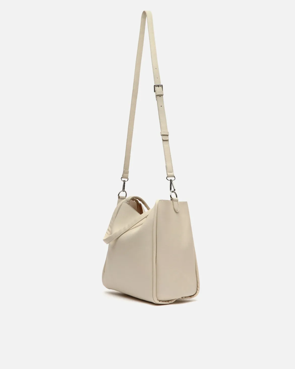 Bolso de hombro con neceser y asa bandolera extraíble