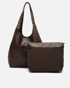 Bolso de hombro con neceser extraíble