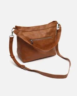 Bolso de hombro trenzado con bandolera extraíble