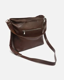 Bolso de hombro trenzado con bandolera extraíble