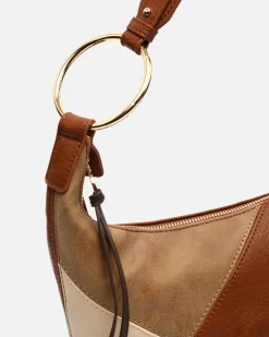 Bolso hobo estampado patchwork