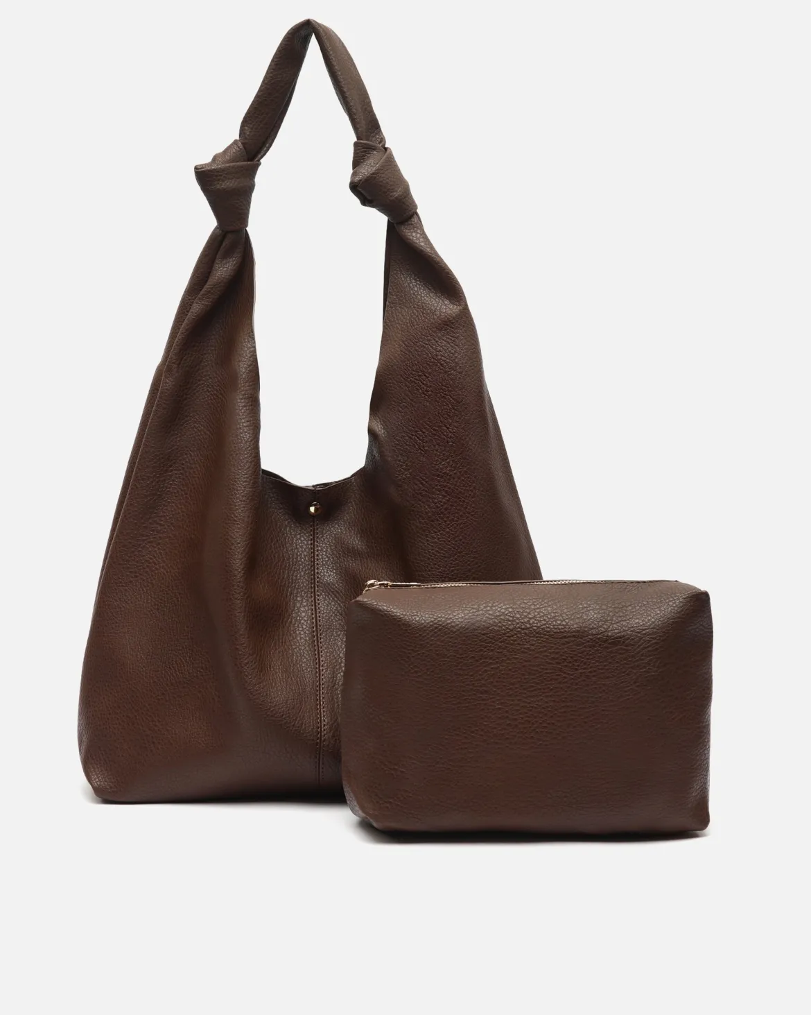 Bolso hobo grande con neceser interior extraíble
