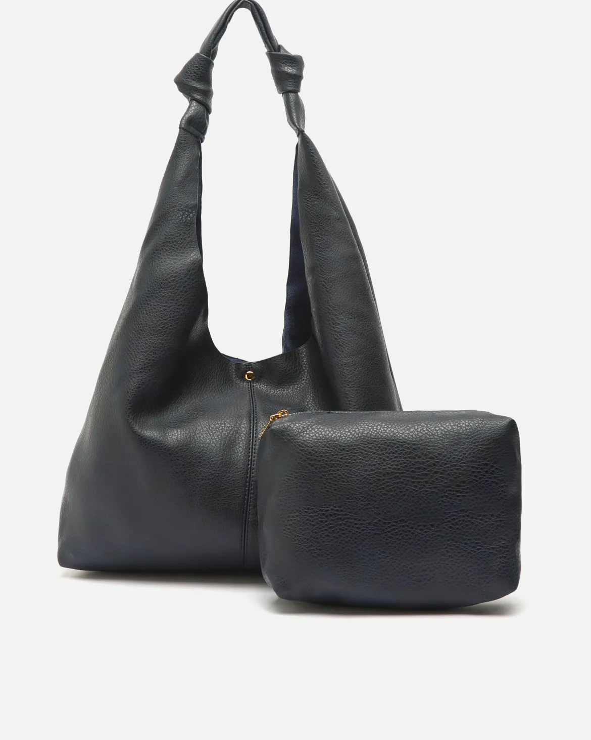 Bolso hobo grande con neceser interior extraíble