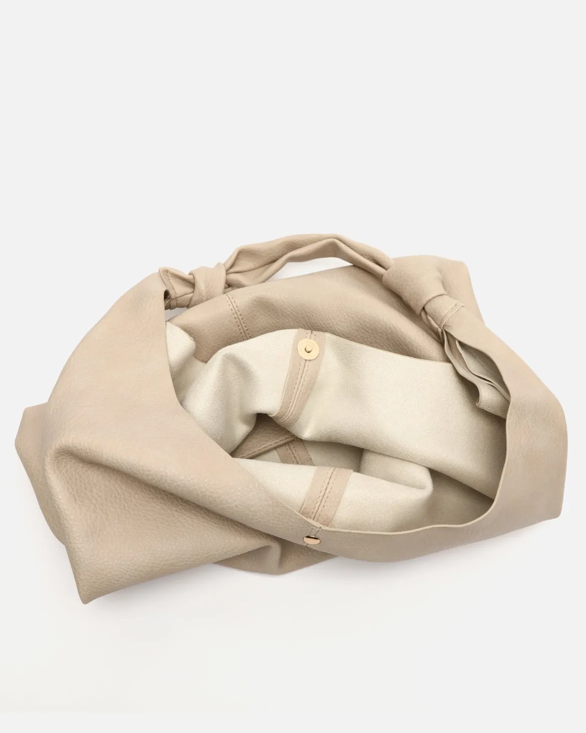 Bolso hobo grande con neceser interior extraíble