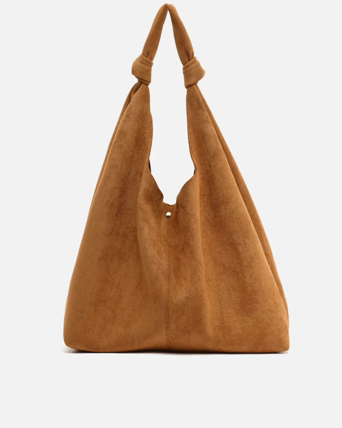 Bolso hobo grande efecto ante con neceser extraíble