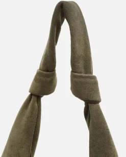 Bolso hobo grande efecto ante con neceser extraíble
