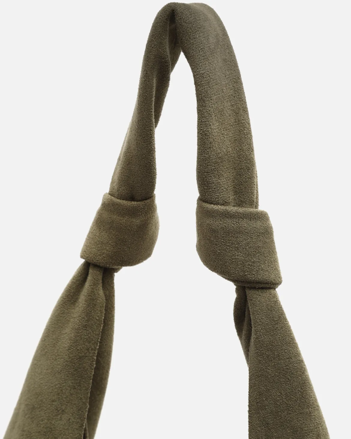 Bolso hobo grande efecto ante con neceser extraíble