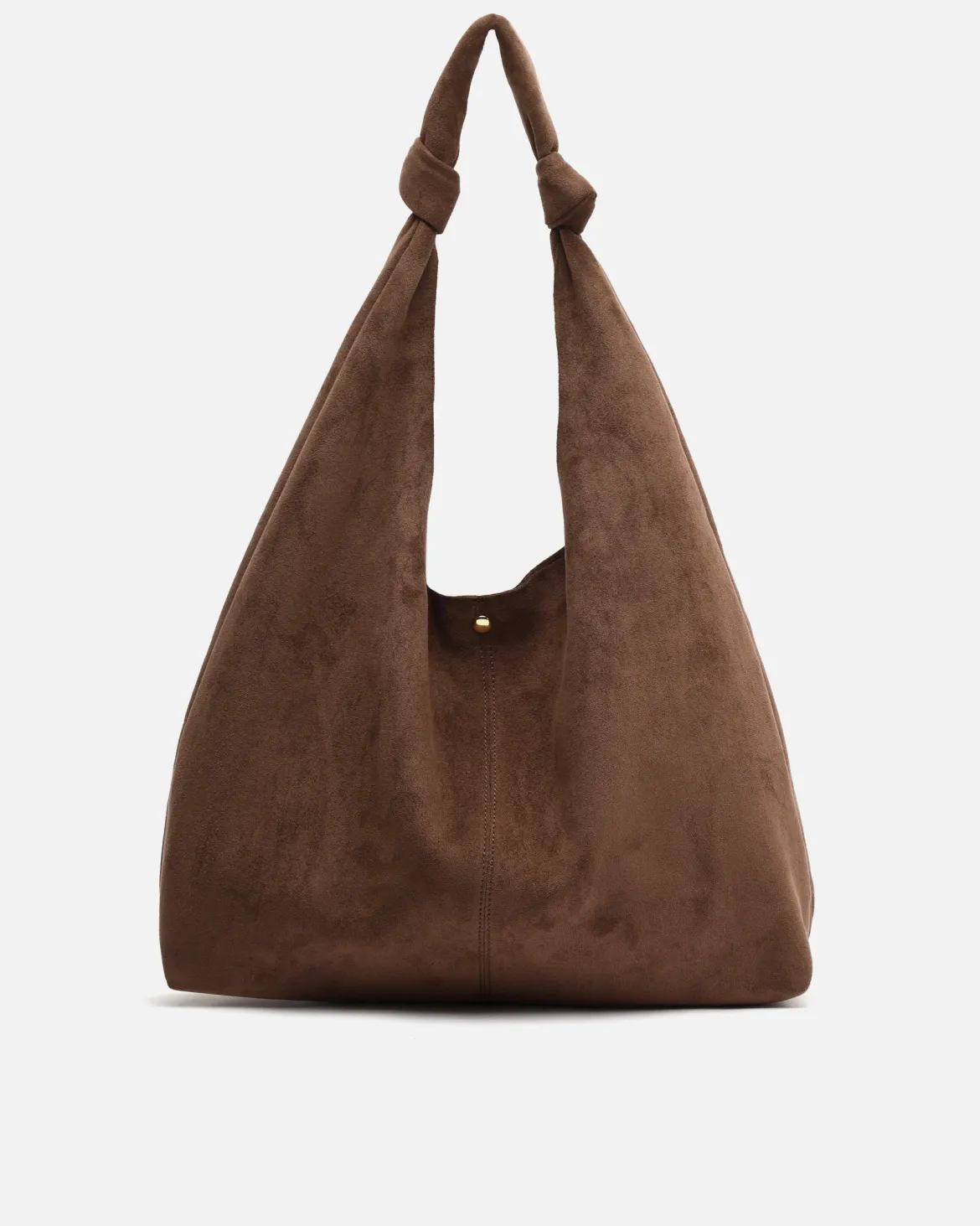 Bolso hobo grande efecto ante con neceser extraíble