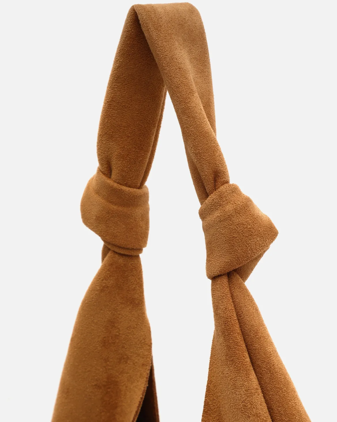 Bolso hobo grande efecto ante con neceser extraíble