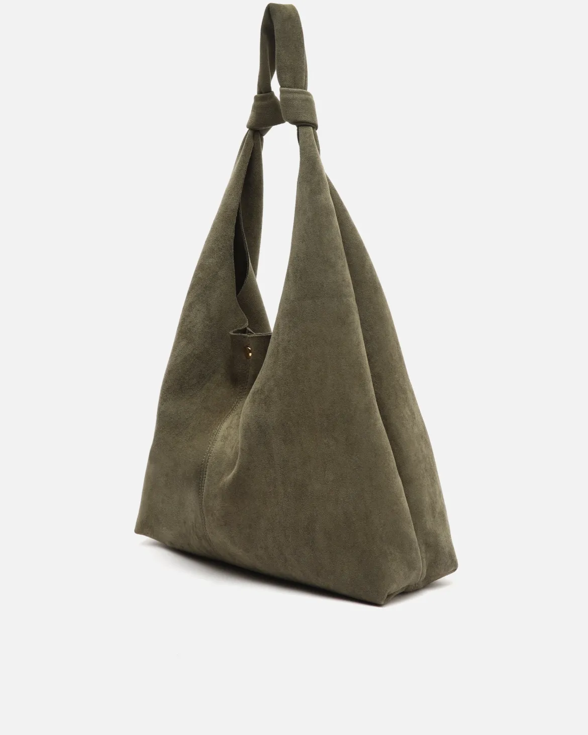 Bolso hobo grande efecto ante con neceser extraíble