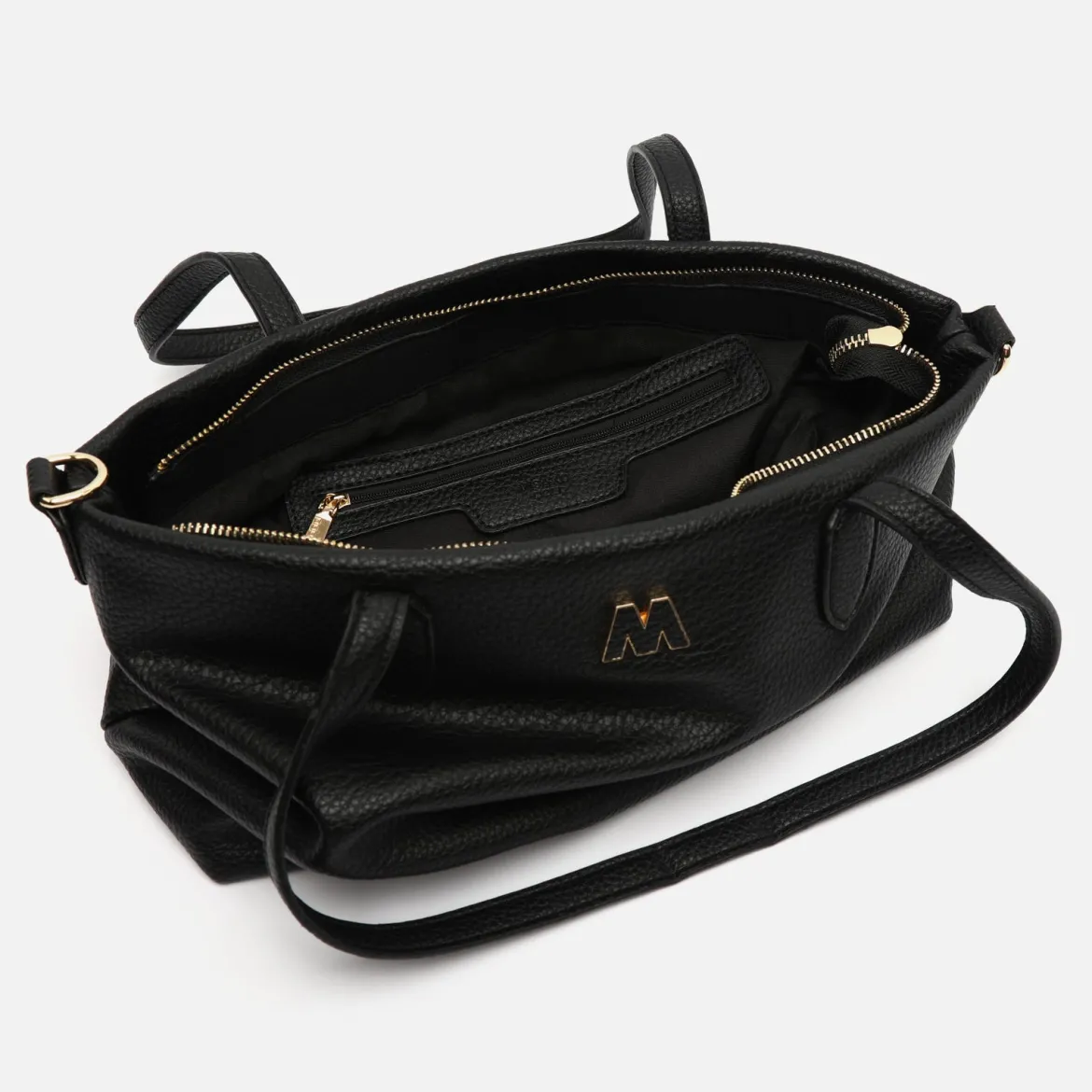 Bolso shopper con asa bandolera extraíble