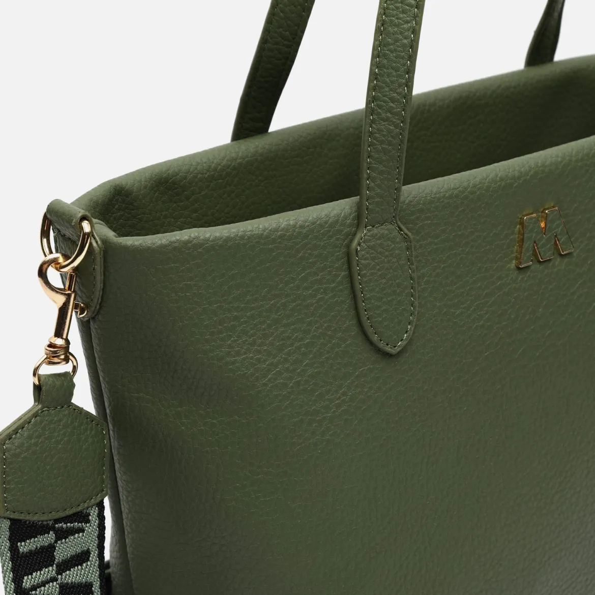 Bolso shopper con asa bandolera extraíble