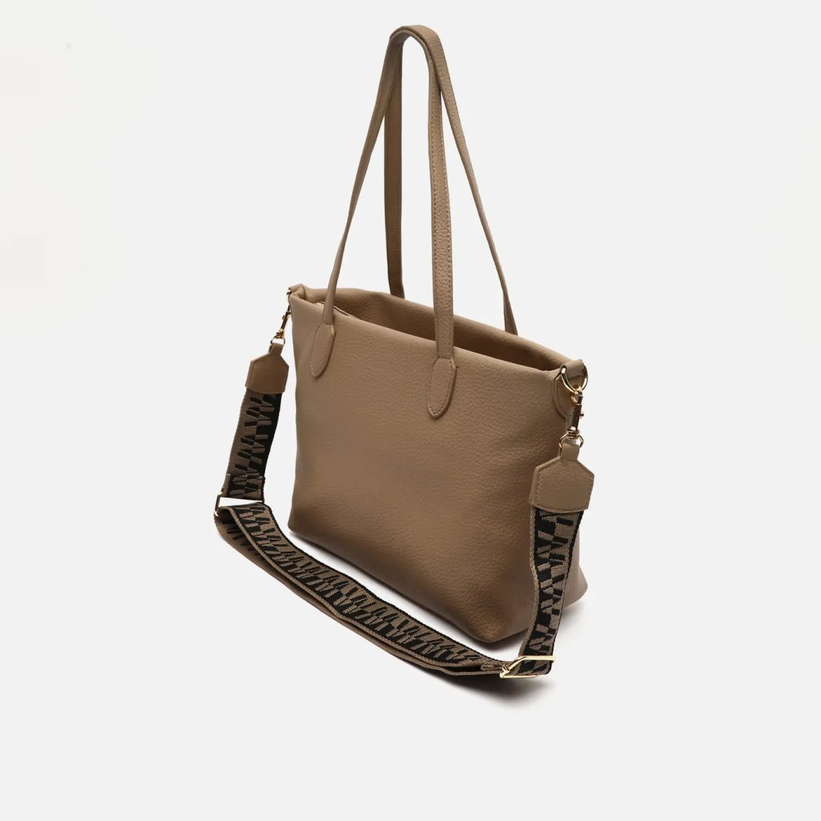 Bolso shopper con asa bandolera extraíble