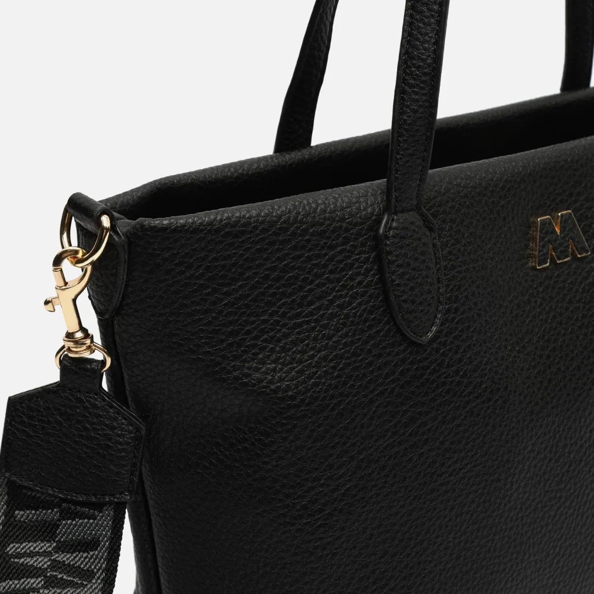 Bolso shopper con asa bandolera extraíble