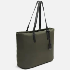 Bolso shopper de nylon con bolsillo para portátil 15 pulgadas