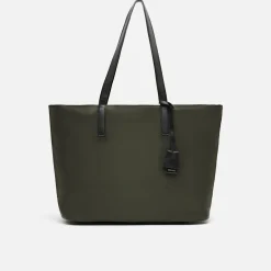 Bolso shopper de nylon con bolsillo para portátil 15 pulgadas