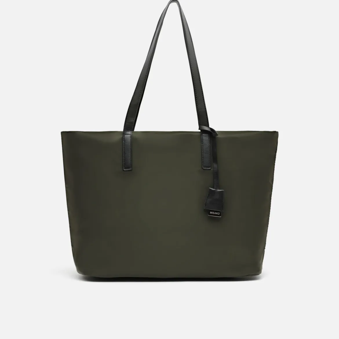Bolso shopper de nylon con bolsillo para portátil 15 pulgadas