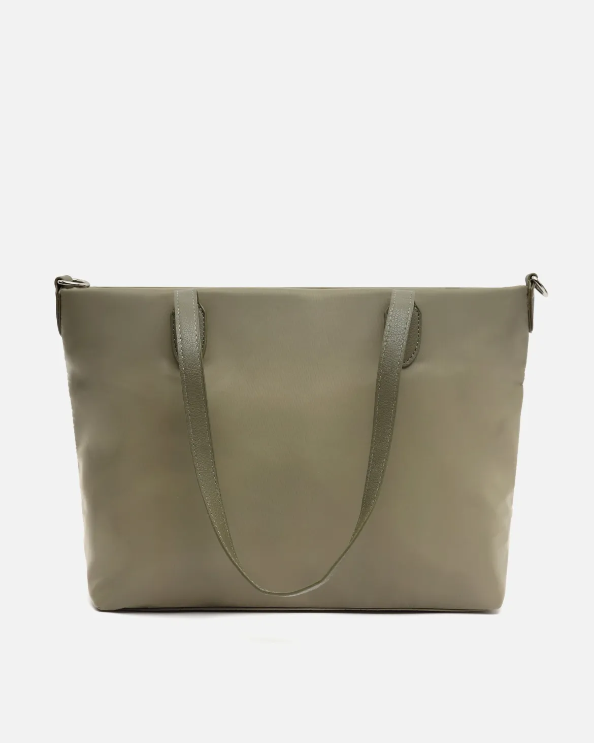 Bolso shopper de nylon con asa bandolera extraíble