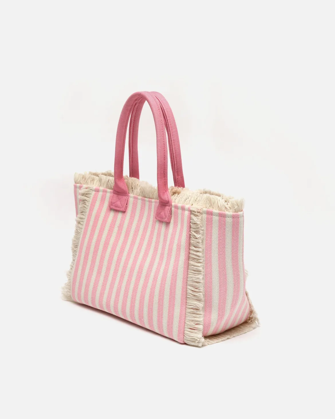 Bolso shopper estampado de rayas