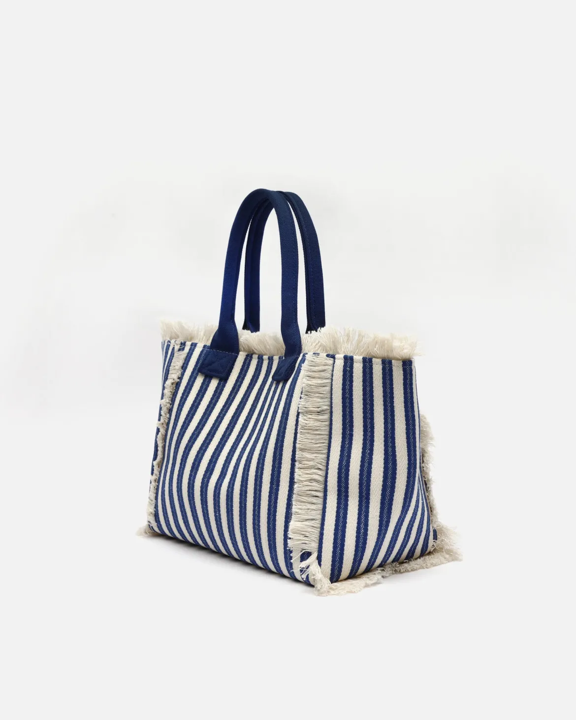 Bolso shopper estampado de rayas