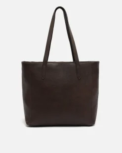 Bolso shopper grande animal print con detalles metálicos y flecos