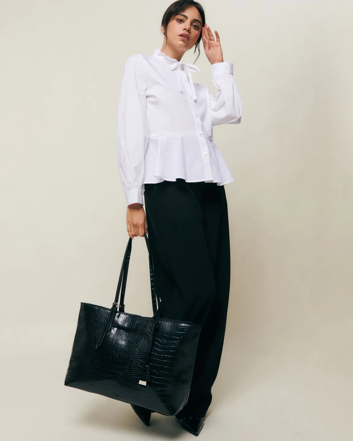 Bolso shopper grande animal print