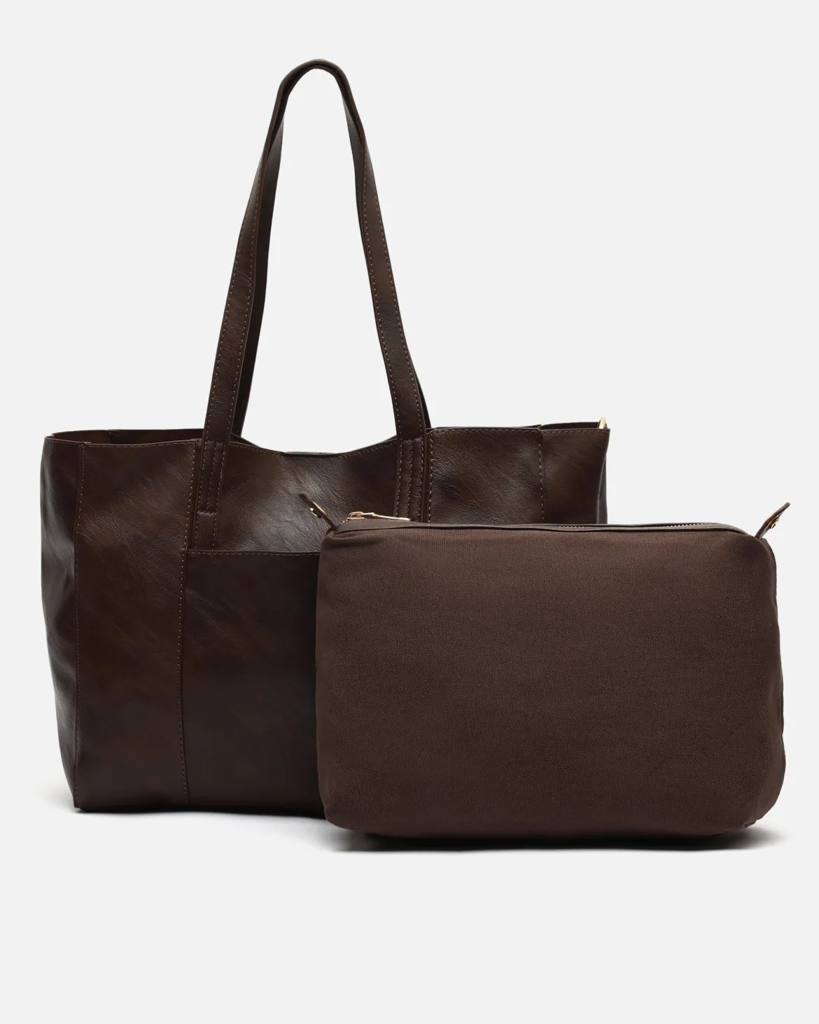 Bolso shopper grande con bolsa interior extraíble