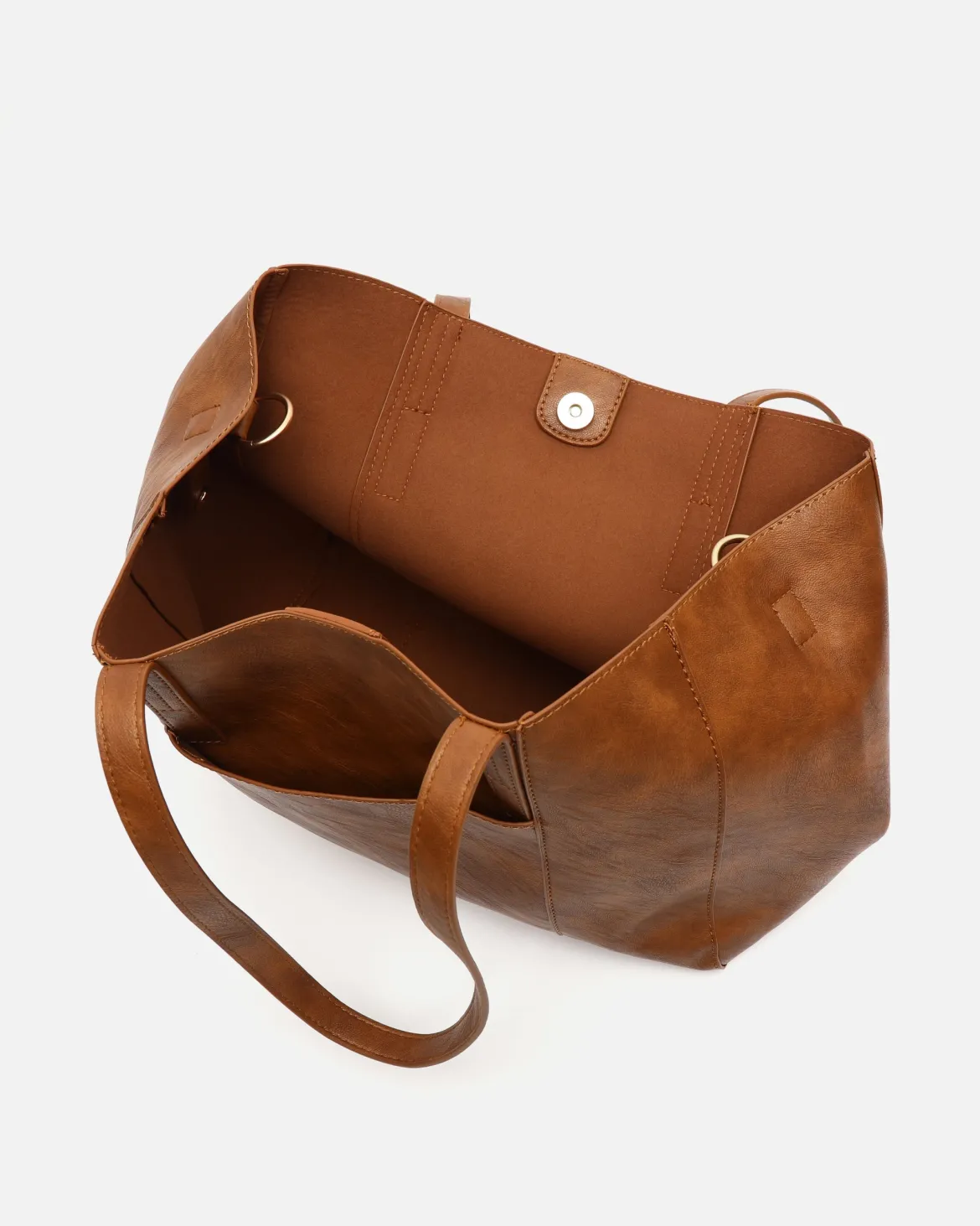 Bolso shopper grande con bolsa interior extraíble