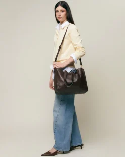 Bolso shopper grande con bolsa interior extraíble