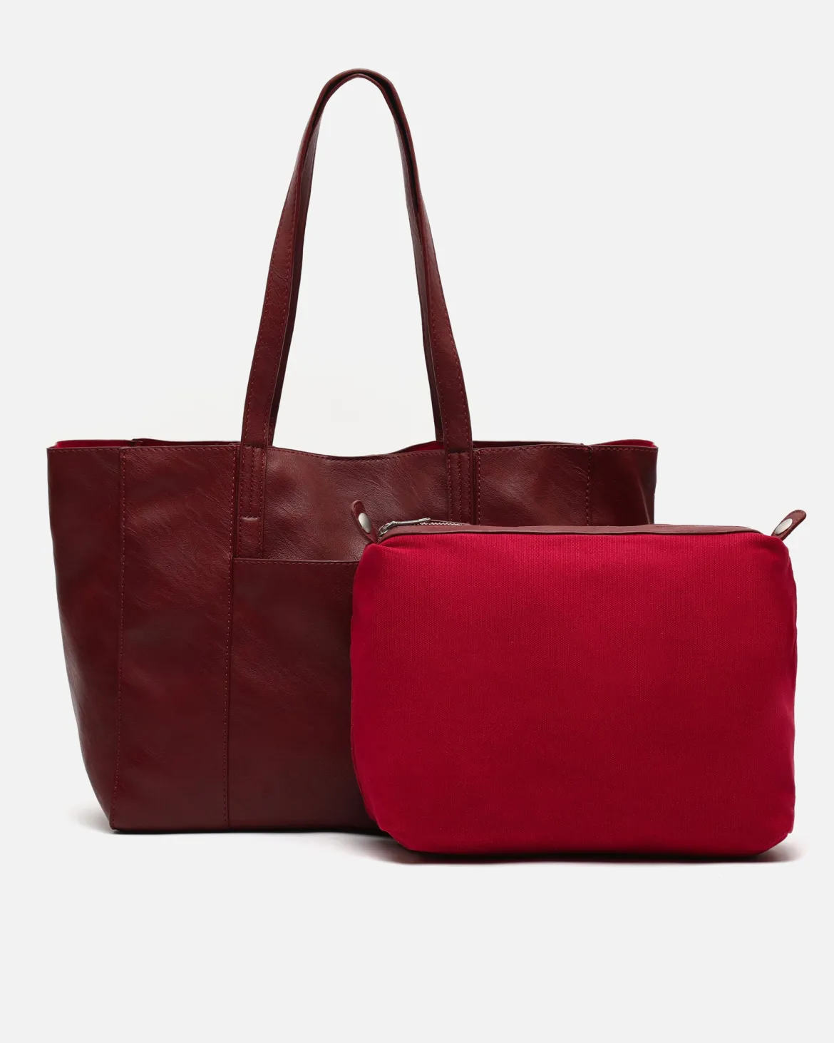 Bolso shopper grande con bolsa interior extraíble