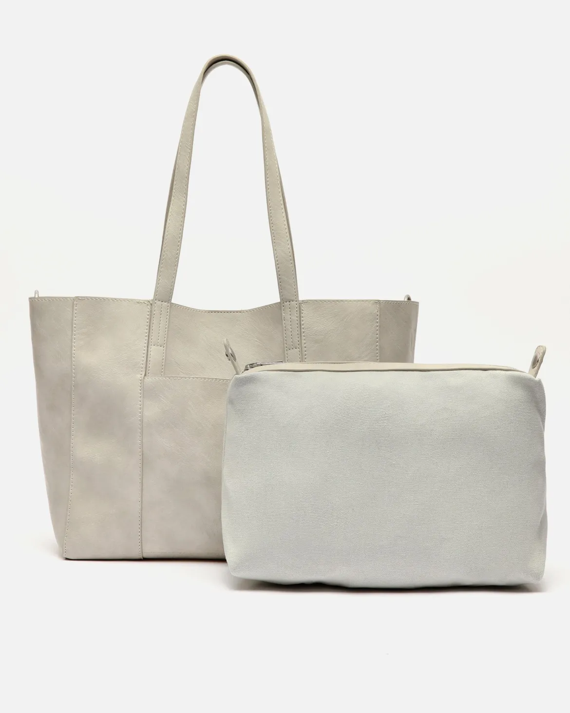 Bolso shopper grande con bolsa interior extraíble