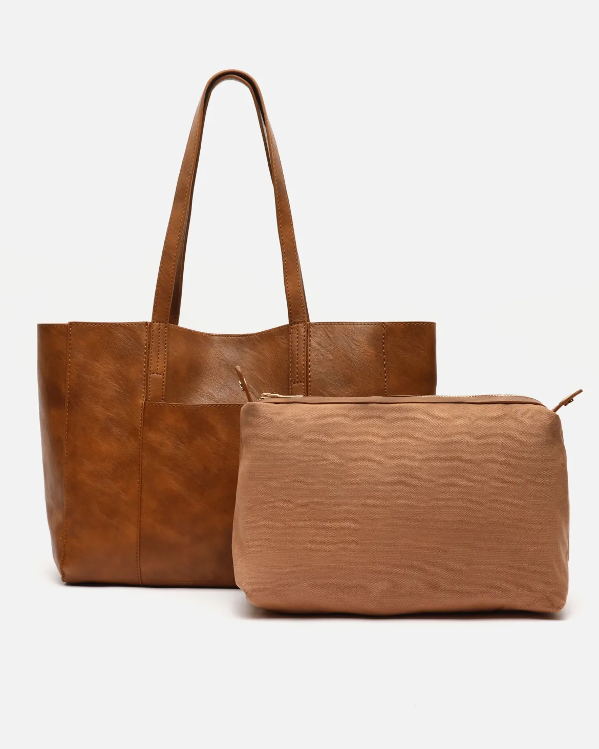 Bolso shopper grande con bolsa interior extraíble