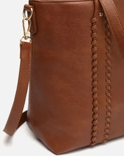 Bolso shopper grande con asa bandolera extraíble