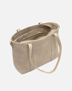 Bolso shopper grande con asa bandolera extraíble