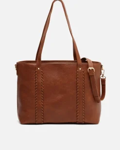 Bolso shopper grande con asa bandolera extraíble