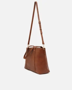 Bolso shopper grande con asa bandolera extraíble