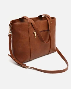 Bolso shopper grande con asa bandolera extraíble