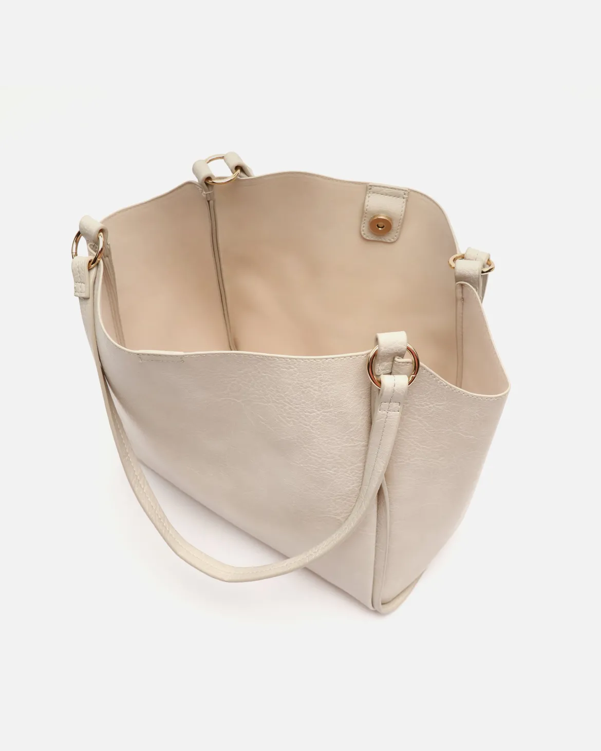 Bolso shopper grande con bolsa en el interior