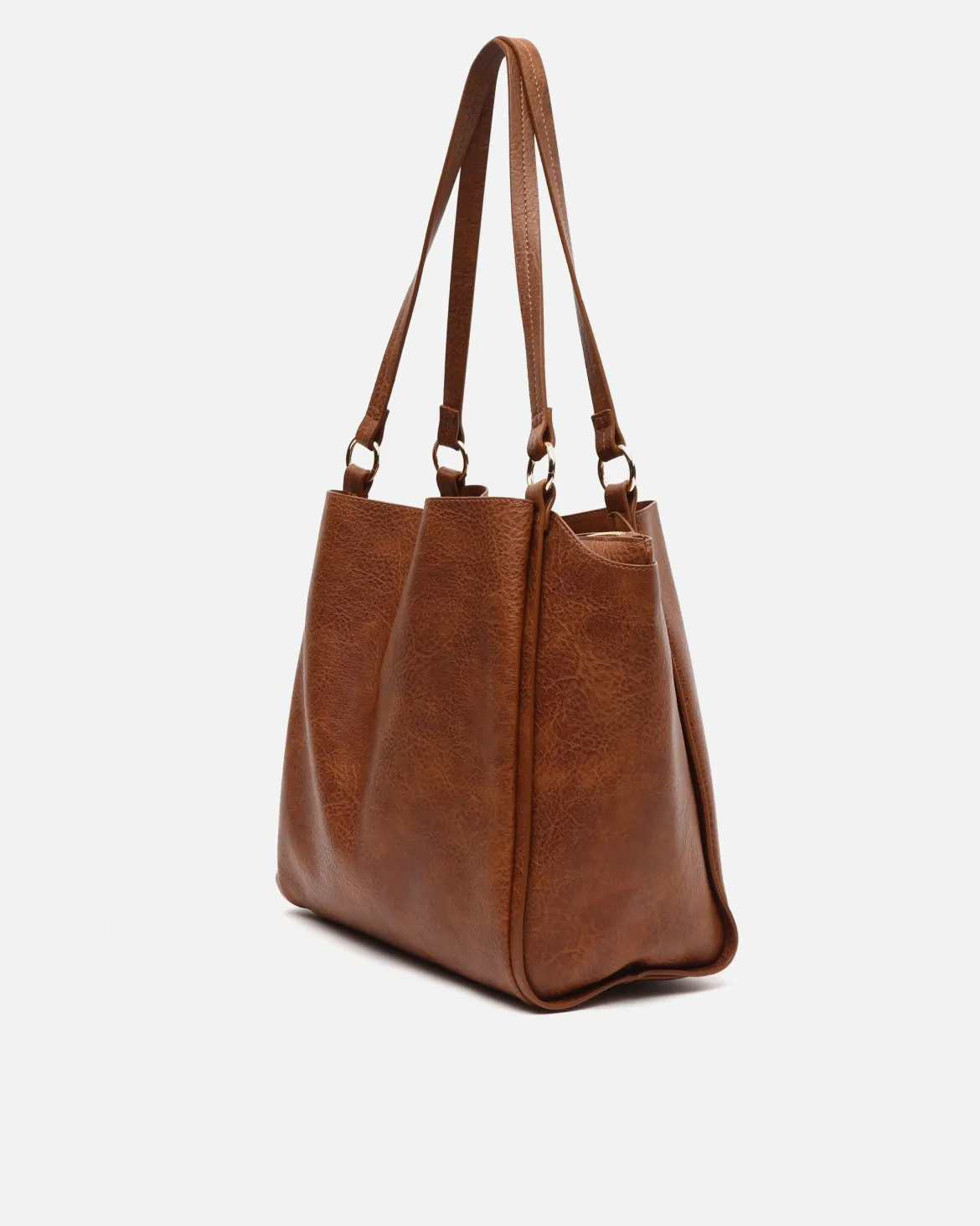 Bolso shopper grande con bolsa en el interior