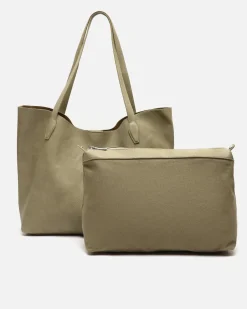 Bolso shopper grande con neceser extraíble