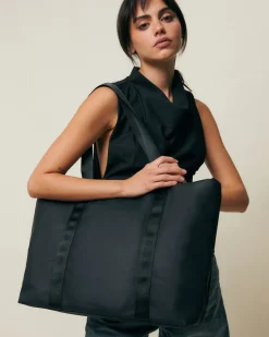 Bolso shopper grande con bolsillo para portátil 14 pulgadas