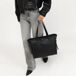 Bolso shopper grande con bolsillo para portátil 15 pulgadas